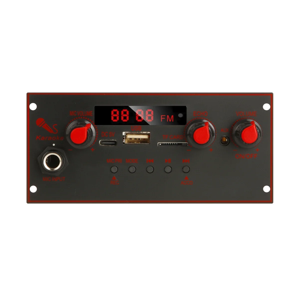 بلوتوث 5.0 MP3 فك مجلس 10 واط مكبر للصوت مشغل الصوت 5 فولت لتقوم بها بنفسك مشغل MP3 سيارة راديو FM وحدة TF USB Mic سجل