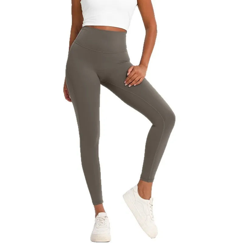 Women's Women's Gym High Waist Butt Lifting Moisture Wicking Solid Color Full Length Leggings for Female Workout Training