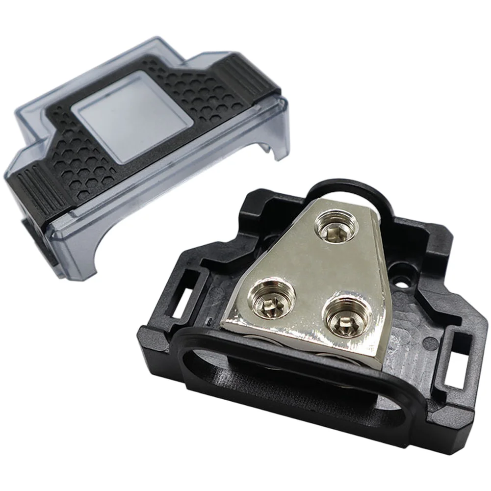 Vehicle Power Distribution Block Car Junction Box with Zinc Alloy Construction and Audio Power Fuse Holder Features