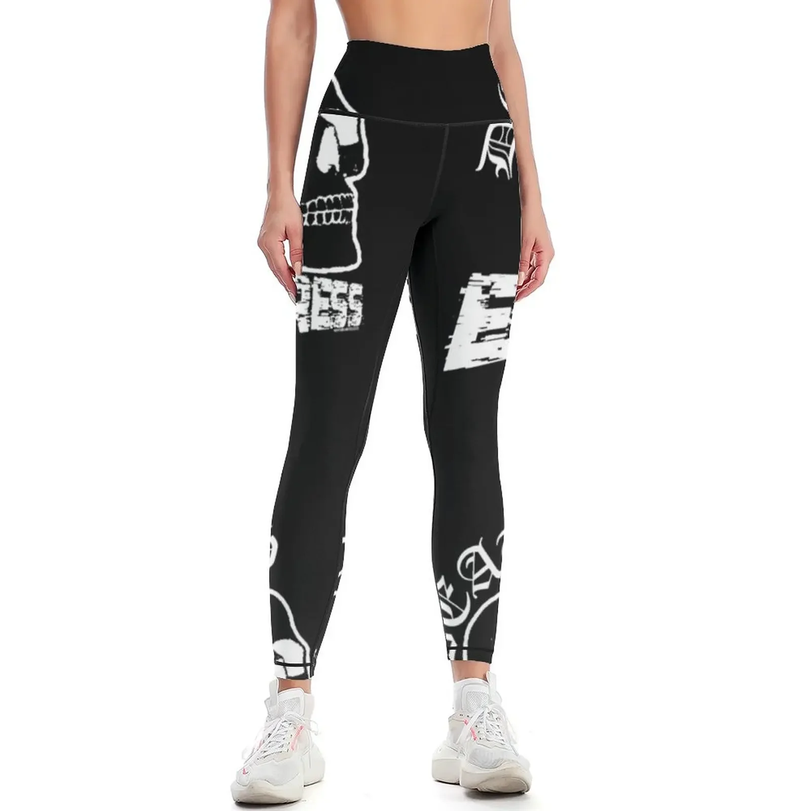 

DEATH EXPRESS USWA Wrestling Tag Team Soultaker Master of Pain Leggings jogging pants sports woman gym Womens Leggings