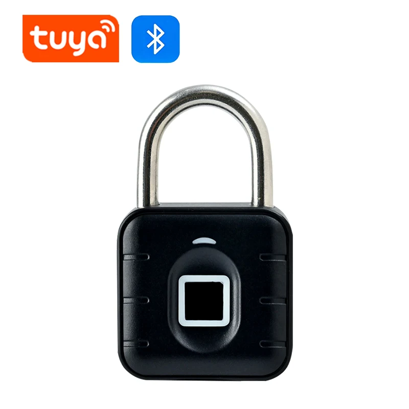 

Tuya Smart Fingerprint Padlock Waterproof Cabinet Locker Dormitory Anti-Theft Pad lock Recharge Keyless Electronic Digicode Lock