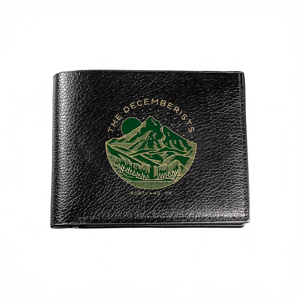 The Decemberists Mountain Landscape Print Men's Wallet Card Holder Casual Business Fashion Design