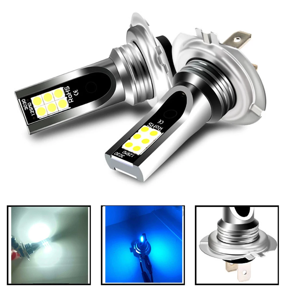 LED Headlight H11 H8 H9 Car Fog Light Bulbs DRL H4 LED H7 Canbus Auto Driving Running Lamps 6000K 8000LM 80W 12V Fog Lamp Led