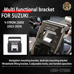 FOR SUZUKI V-STROM 250SX 250 SX 2022 2023 2024 Motorcycle accessories Lift windshield navigation bracket GPS