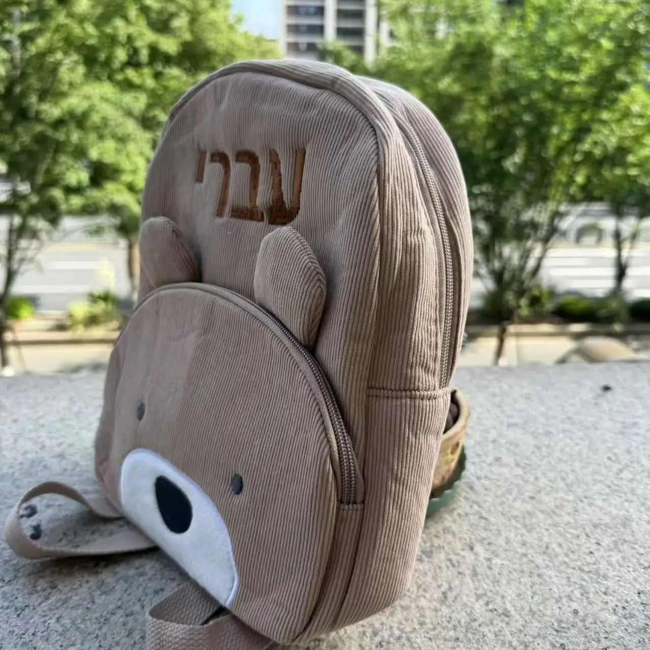 Personalized Name 2-10 Years Old Kindergarten Schoolbag Cute Teddy Bear Children Book Backpack Custom Outdoor Snack Backpack