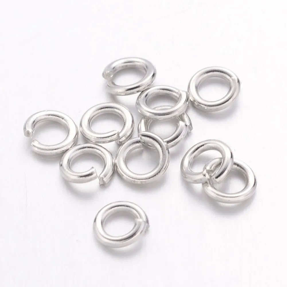 

New Product 5-8mm Copper Circle Handmade Diy Jewelry Open Ring Ear Bracelet Necklace Making Accessories