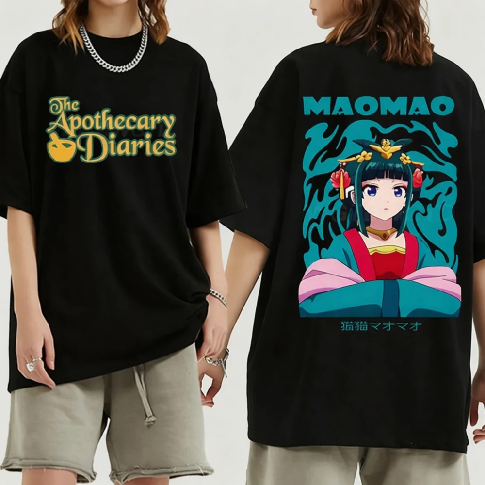 The Apothecary Diaries Anime T Shirt Men Women Graphic Tee Oversized Pure Cotton Soft Breathable Summer Casual Tops