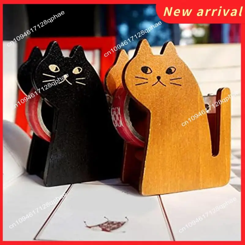 N89R 2Pcs Cats Tape Holder Packing Tape Roller Tape Packaging Tape Dispenser False Eyelash Tape Dispenser Fun Tape Dispenser Dur