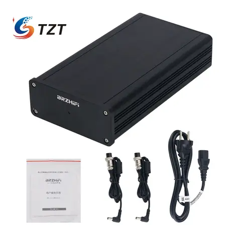 TZT BRZHIFI 50W DC 12V Linear Regulated Power Supply w/ Custom Voltage for HiFi Audio Routers & MAC Mini