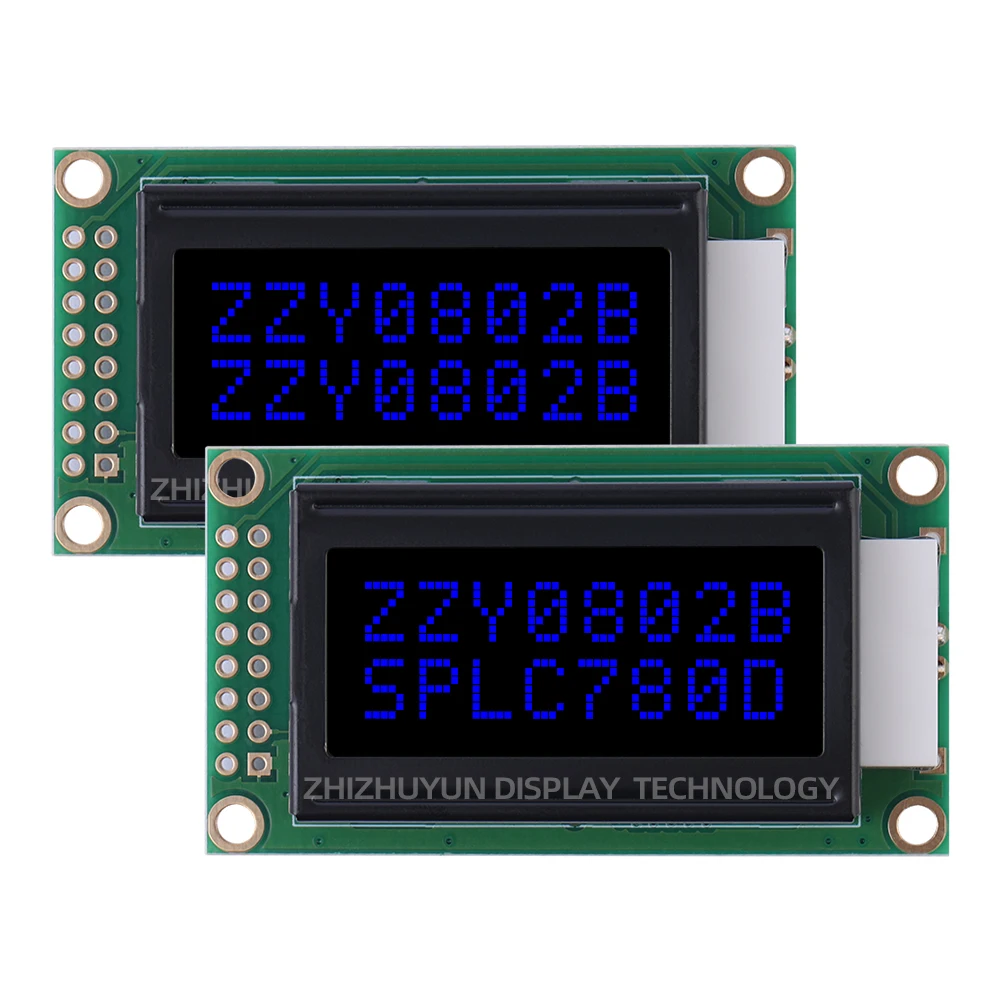 0802b Lcd 8X2 Karakter Lcd-Scherm Btn Zwarte Film Witte Tekst Lcd Display Module Meerdere Talen