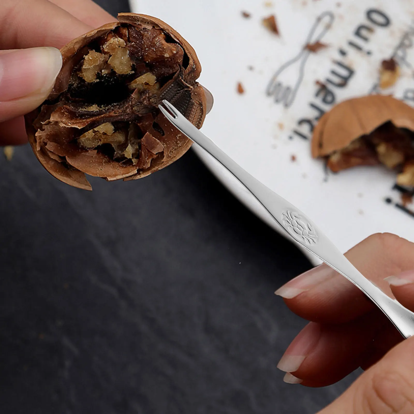 

3pcs Zinc Alloy Peeling Tools Set Lobster Shell Cracker Seafood For Crab Oyster Shucking Kitchen Crab Opening