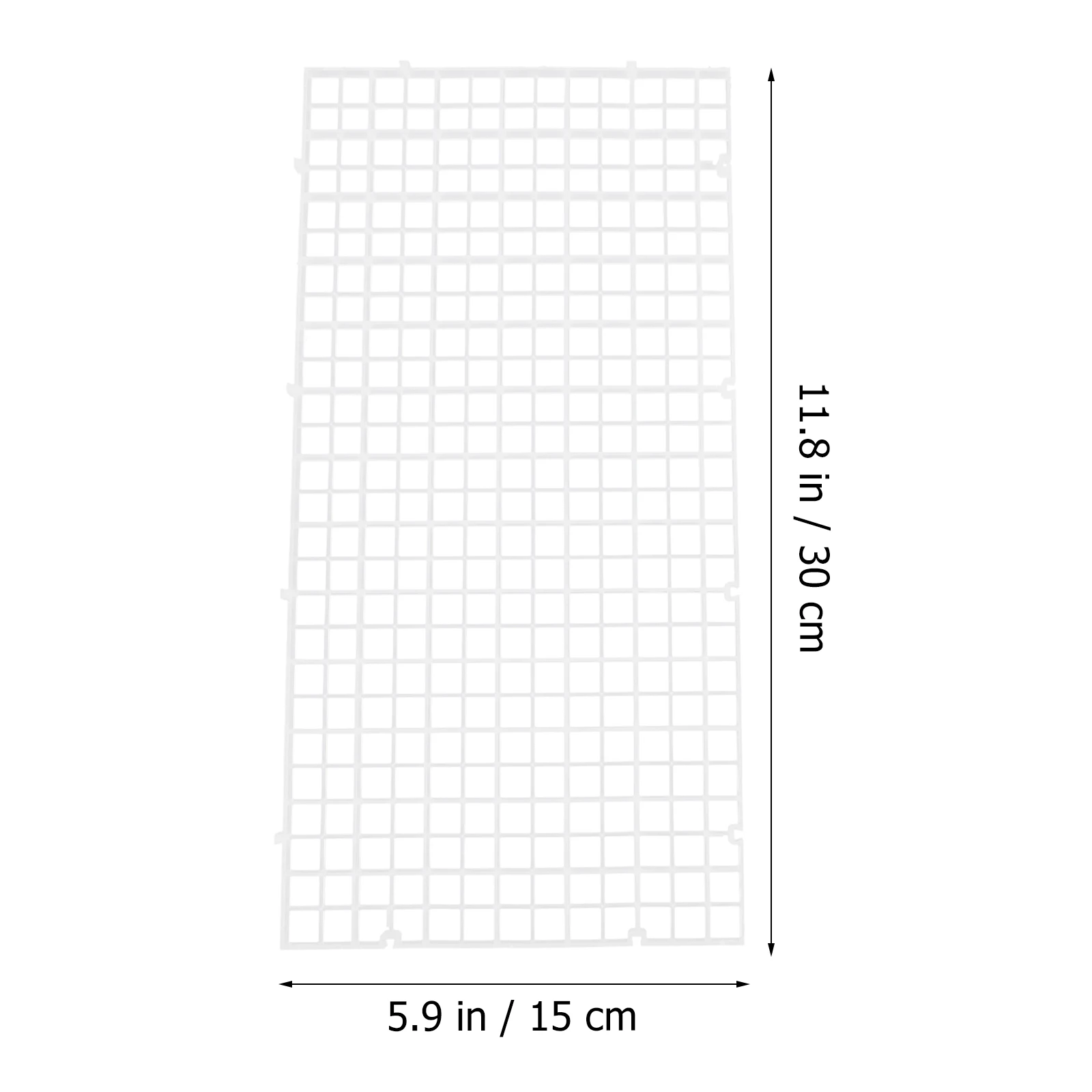 

Partition Fish Tank Divider Separator Pvc Adjustable Aquarium Isolation Grid Plate