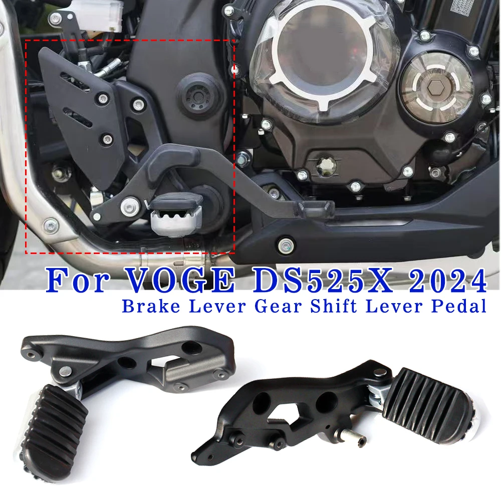 

For VOGE DS525X 525DSX DSX 525 DS 525X 2024 Original Brake Lever Gear Shift Lever Pedal Brake Pedal Foot Resting Rod Accessories