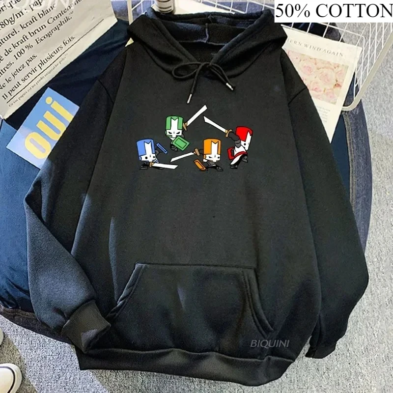 قلعة كراشرز لعبة هوديي الرجال النساء البلوز طباعة للجنسين الشارع الشهير الهيب هوب نمط الخريف الشتاء بلوزات على الموضة الملابس الذكور #1