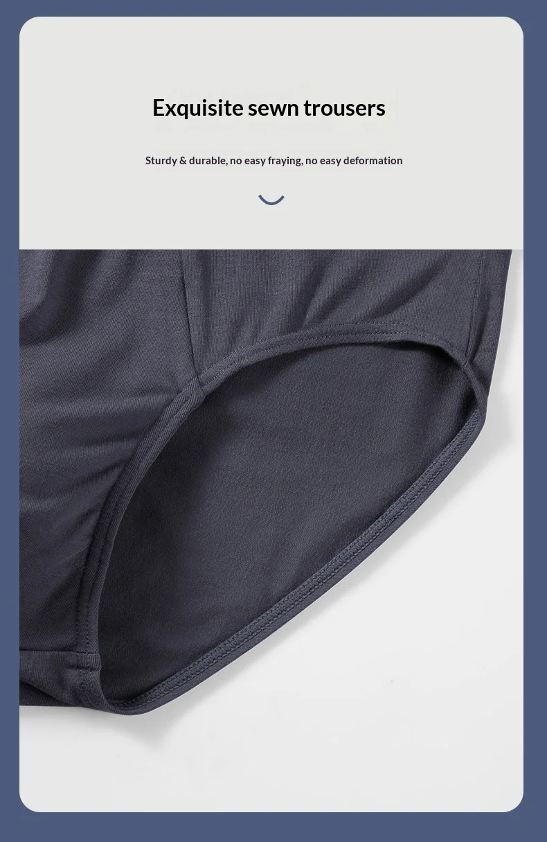 4-teiliges Luxus-Set Satinartige Herren-Shorts Sexy Glatte Kühle Unterhose Eisseide Schnelltrocknende Slips Atmungsaktive Herren-Unterwäsche – Detail 14