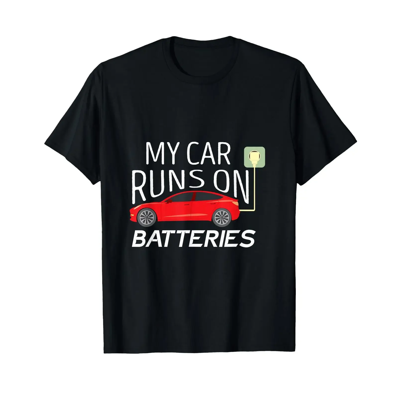 Electric Car Electricity Vehicle Battery T Shirt vintage Washed Unisex Top For Everyday Wear Versatile graphic Comfortable