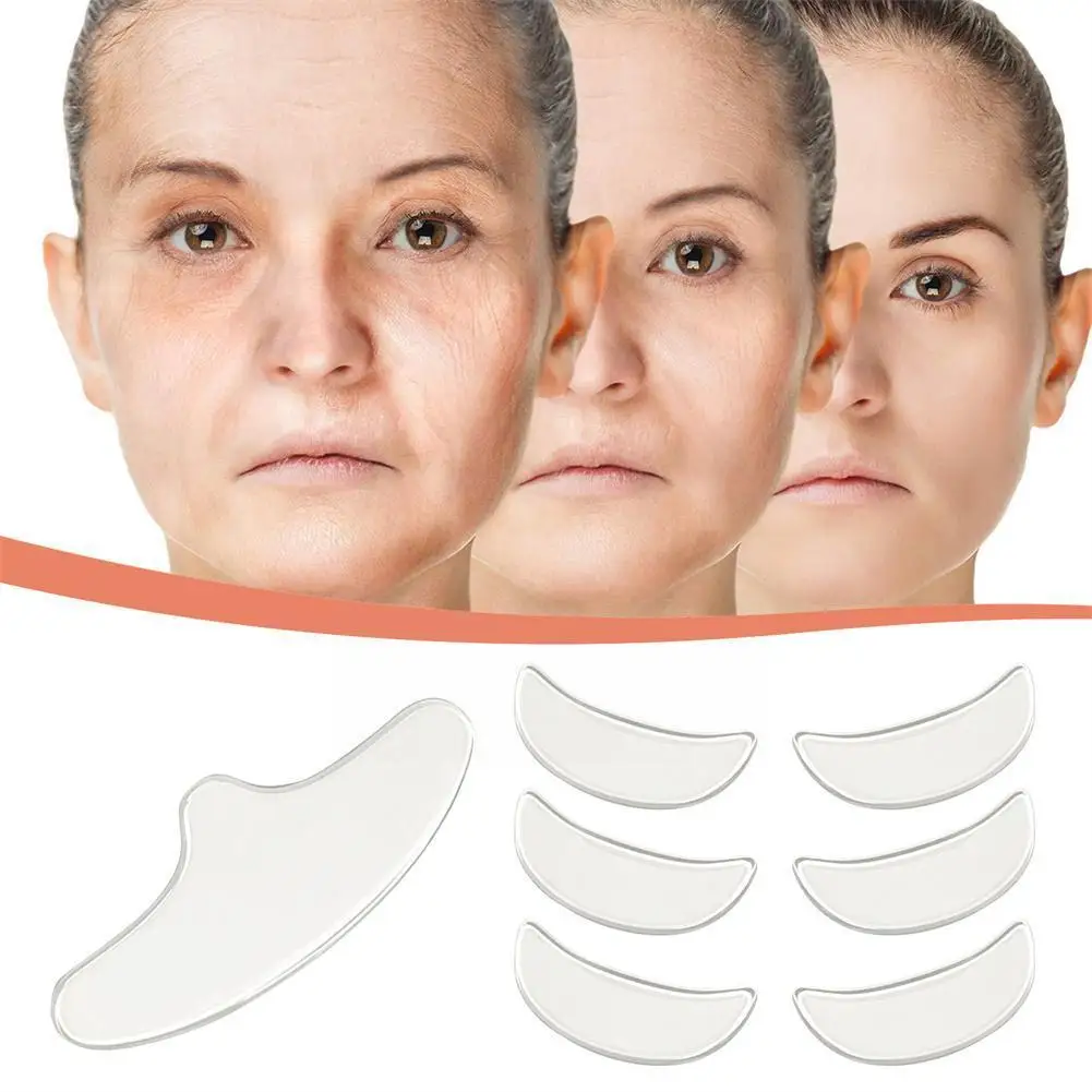 

Reusable Silicone Anti-wrinkle Face Forehead Cheek Removal Skin Sticker Sticker Forehead Sticker Face Chin Patch Care Eye N D3I5