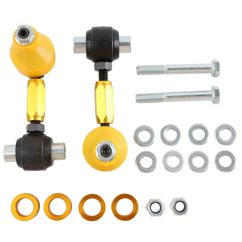 Rear Sway Bar End Links Assembly HD Adjustable Fits For Subaru WRX 08-20 STi 08-20