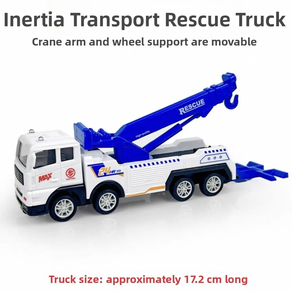 

Plastic Children's Engineering Vehicle Drop Resistant 10 Styles Transport Vehicle Crane Truck Model Children Collection Gifts
