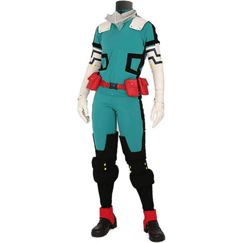 

☆YunCos TMSREBU Midoriya Izuku Cosplay Costume Uniform Outfit Green Battle Jumpsuit Full Set☆