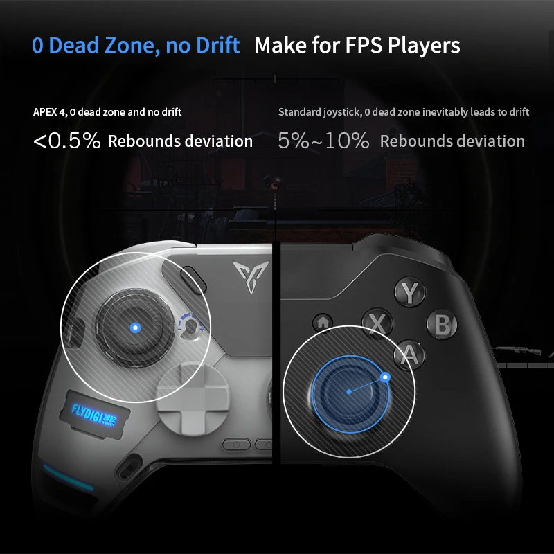 Flydigi-apex 4ワイヤレスゲームコントローラー、スマート