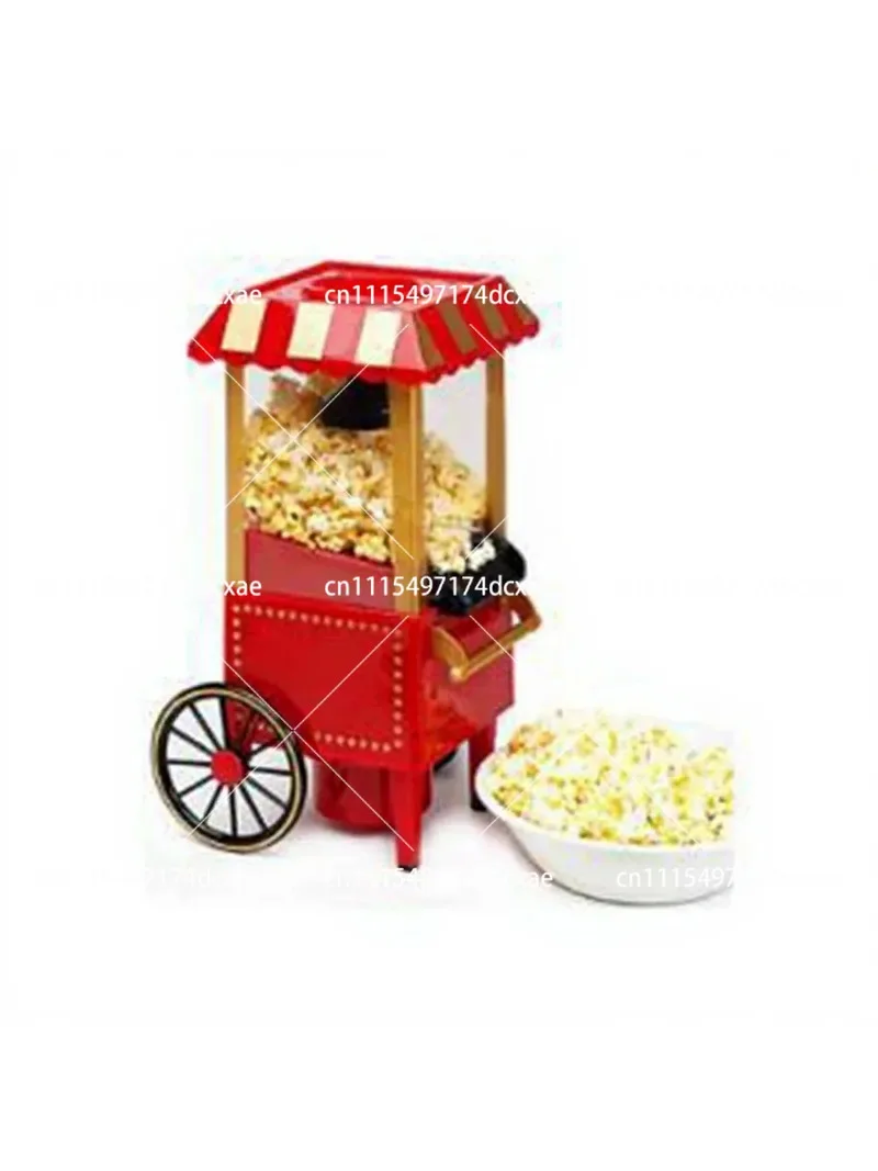 Mini Electric Popcorn Maker Machine, Household Automatic Popcorn Cooker for Kids, Small Popcorn Popper for Home Movie Night
