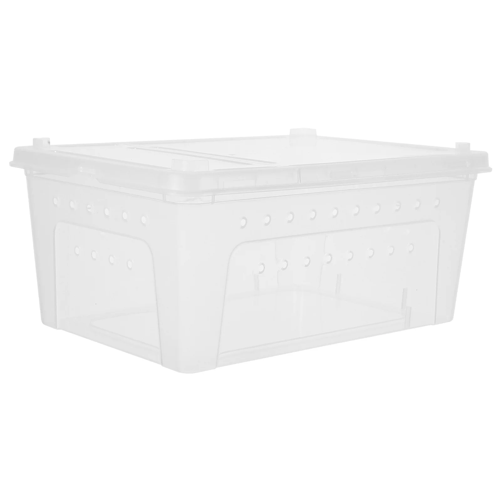 

Spider Habitat Box Transparent Abs Feeding Terrarium For Young Spiders Reptile Lizard Gecko Scorpion Escape Proof