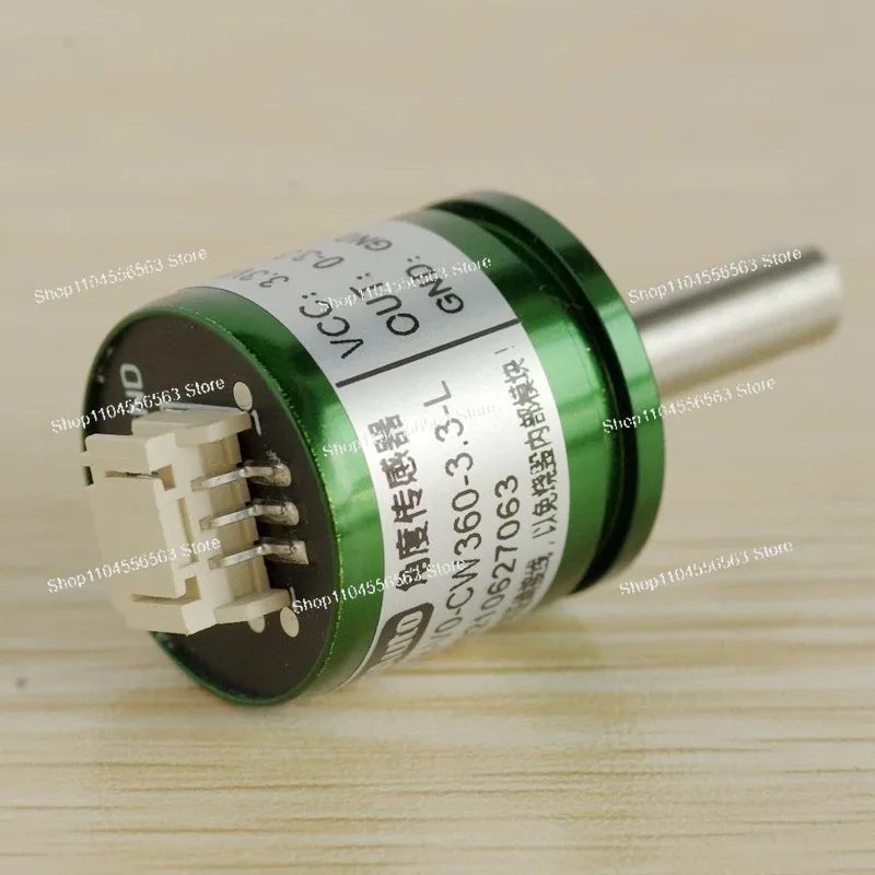 Non-Contact Angle Sensor, 0-360/45/90/180° Detection with 0-3.3V/5V/10V IIC/SPI/ABZ Output