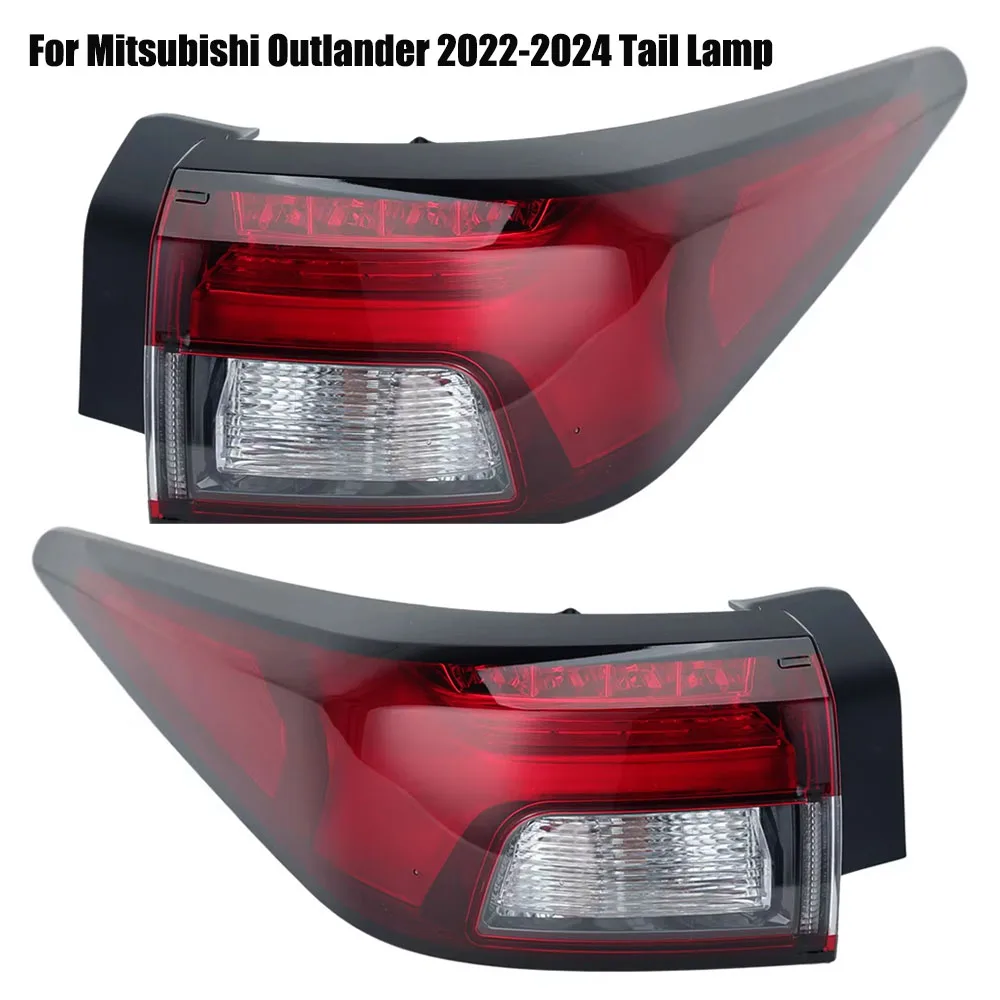 LED Rear Tail Light Assembly Inner Outer Brake Lamp For Mitsubishi Outlander 2022 2023 2024 Turn Signal Parking Lamp