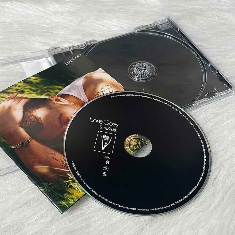 Sam Smith Love Goes Album – CD + Vinyl-Schallplatte + Foto-Lyrics-Buch, originelles Sammler-Set in Klangqualität für Pop-Musik-Fans