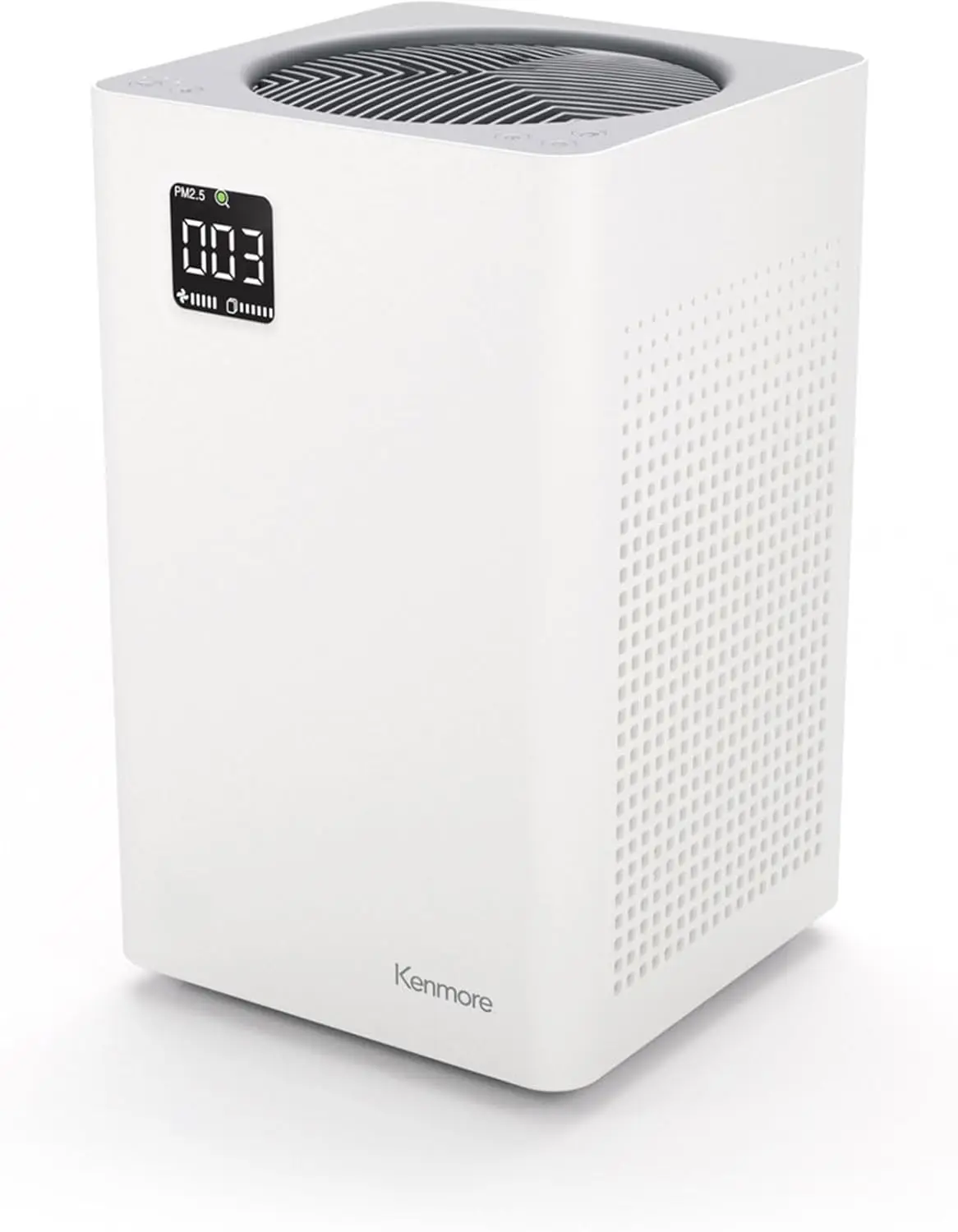 

Очиститель воздуха с фильтром H13 True HEPA, охватывает площадь 1200 кв. футов, бесшумная работа (24 дБ), 5 скоростей для больших помещений