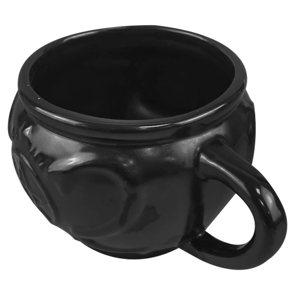 

Halloween Witch Coffee Mug Black Ceramic Travel Cups Tea Porcelain Spooky Unique Novelty Soup Drinkware Craft Mug Theme