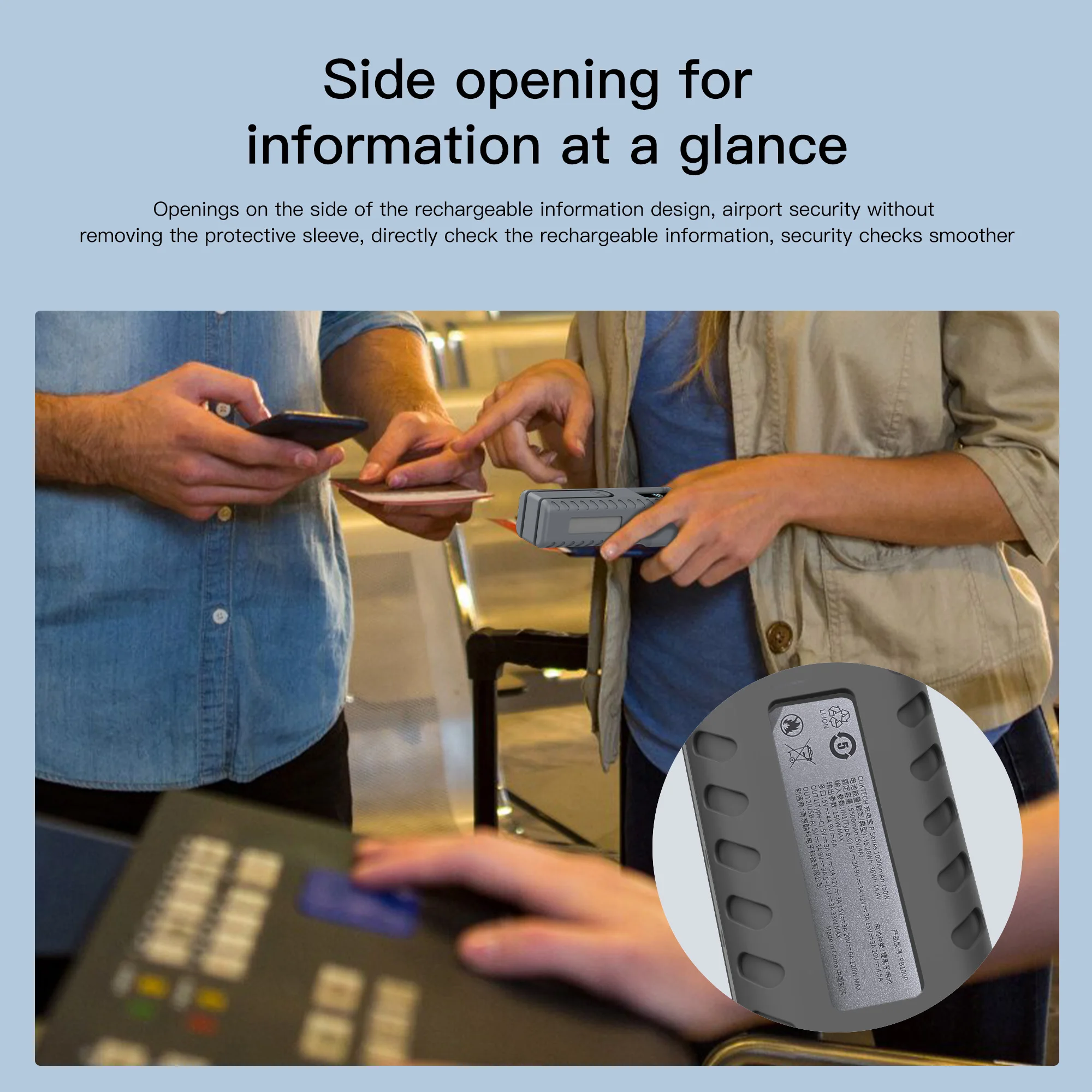 Силиконовые чехлы Защитный чехол Power Bank для CUKTECH No. 10 Зарядное устройство, кабель для зарядки данных, 0,5 м, сумка для хранения SIM-карты, IF PIN-слот