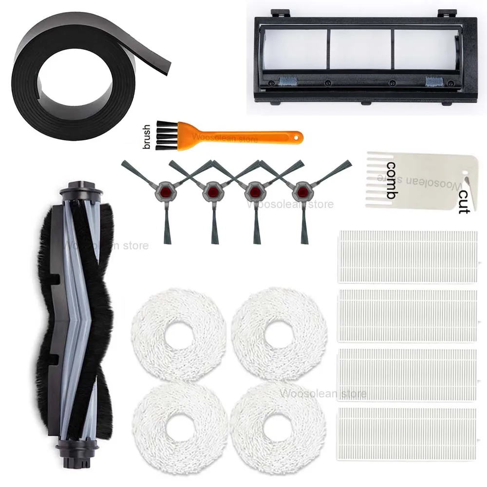 Yeedi-mopステーションセルフクリーニングロボット、交換用サイドブラシ、メインブラシフィルター、ダストボックス、モップクリーニングパッドアクセサリー