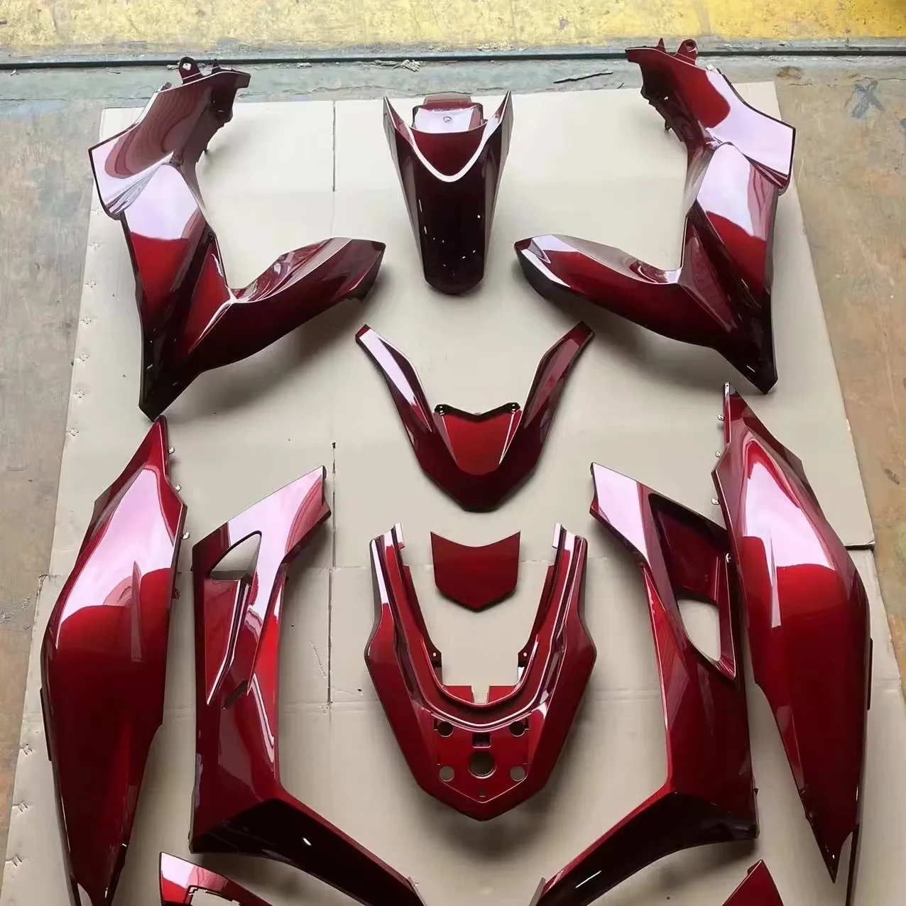 

High Quality 2015-2017 PCX Red Plastic Body Parts Original Modification Motorcycle Fairing Cover for Honda PCX 125/150 Accessory