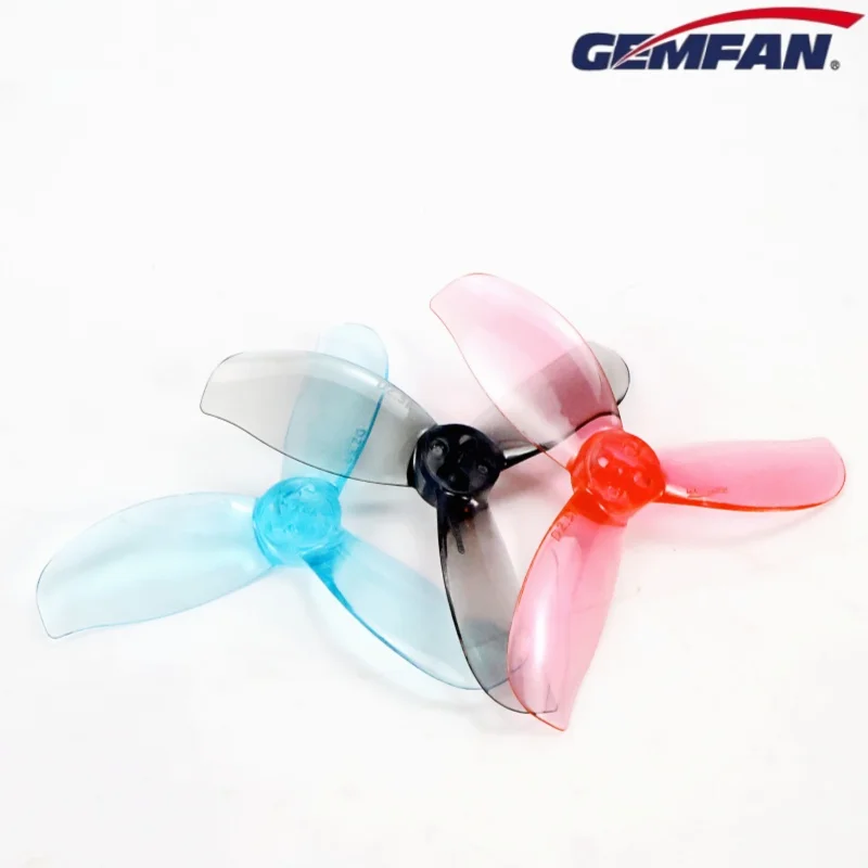 4 Pairs Gemfan D2.5-3 63.5mm Propellers 4CW+4CCW DJI O4 HD Optimized 3-Blades Set for Ducted Whoop FPV Drones