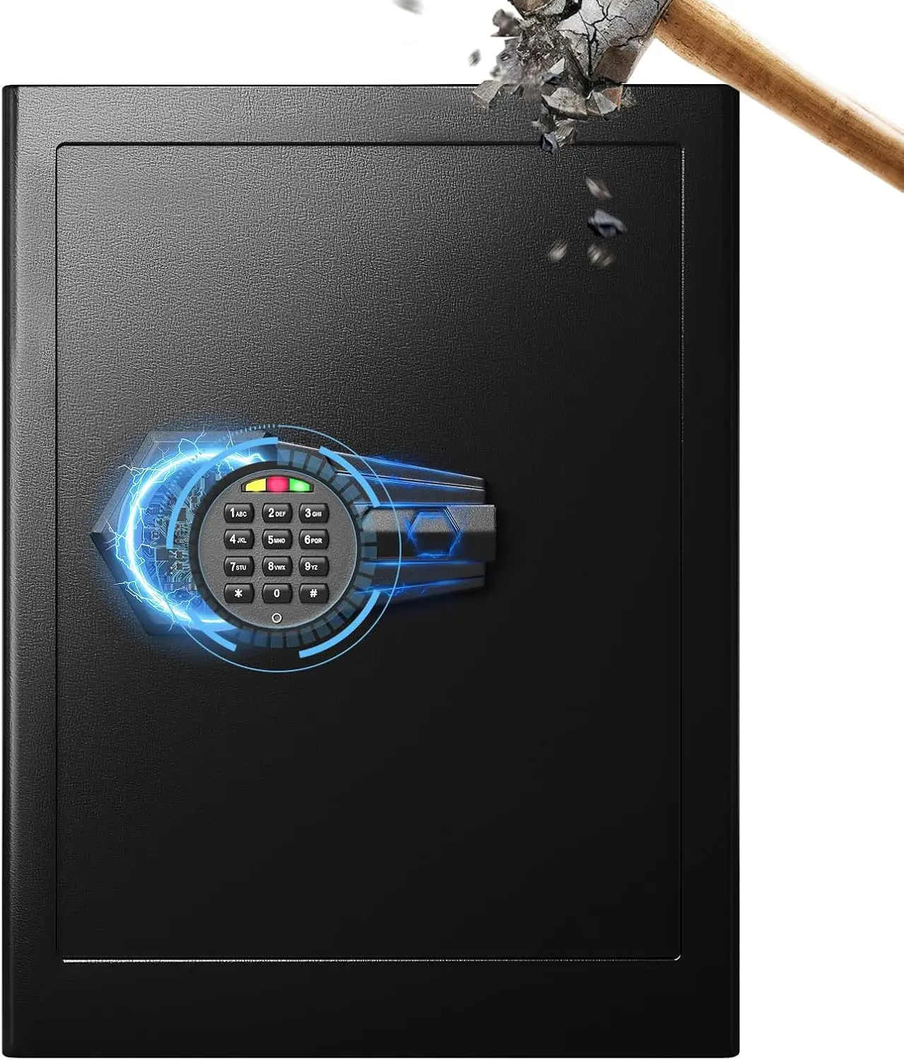 

Большой сейф 3.0 Cub, огнестойкий, водонепроницаемый, денежный сейф с функцией отключения звука и светодиодной подсветкой, домашние сейфы с цифровой клавиатурой и депозитом