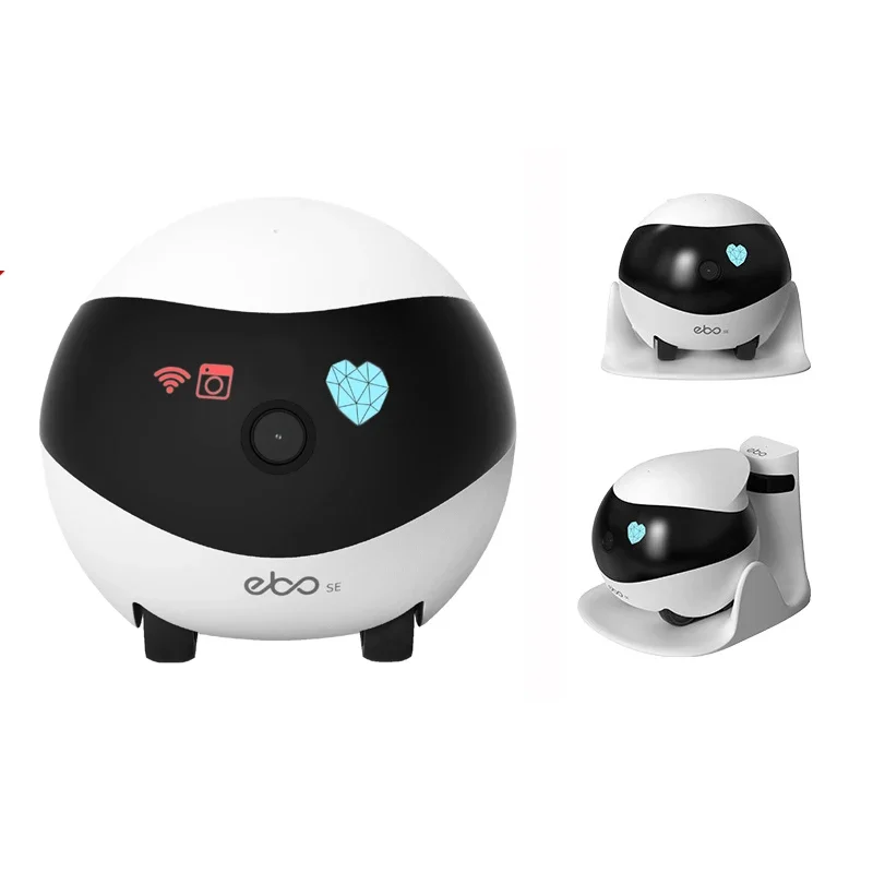 New 32G  Wifi Connection Ebo SE Pet Companion Laser Electr Interact Robotic Toy with 1080p Camera Track for Indoor