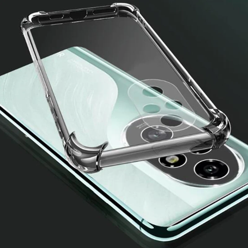 Reinforced Corner Soft TPU Clear Shockproof Case Cover for Honor 200 200Pro Pro Couqe Funda