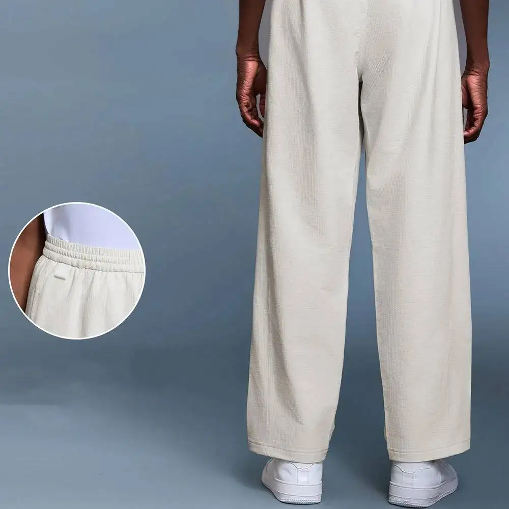 

Women S Fleece Lined Straight Leg Pants Loose Fit High Waist Casual Trousers For Work Daily Wear