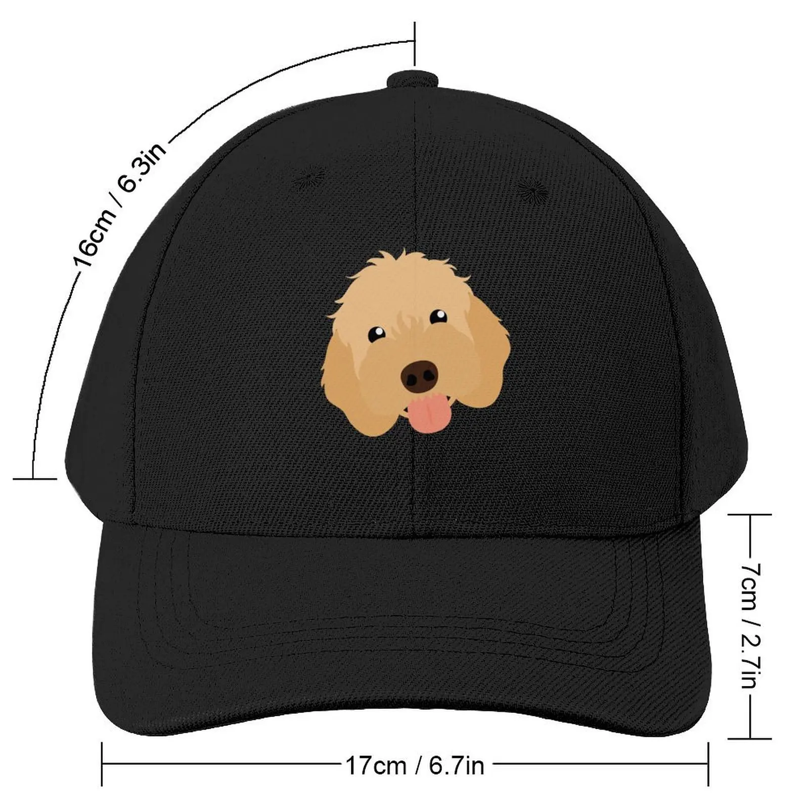 Cute Apricot Cream Cockapoo Cavapoo Cavoodle Baseball Cap Sun Hat For Children Thermal Visor Hat Luxury Brand Women's Men's