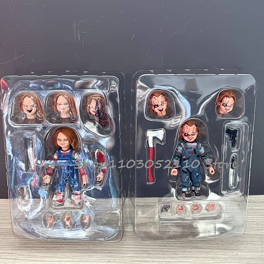 NECA الأخير تشاكي الشكل أنيمي الطفل لعب عروس تشاكي اللعب نموذج الديكور عيد الميلاد Helloween هدية دمية #2