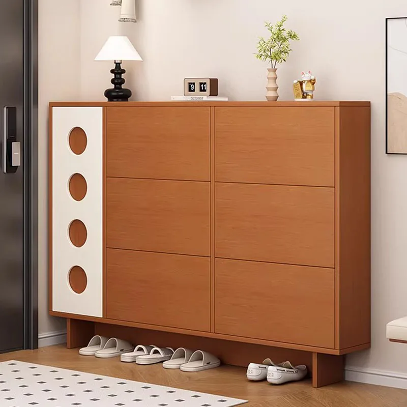 

Wooden Storage Shoe Shelf Organizer College Dorm Essentials Designer Luxury Shoe Cabinet Entrance Furniture