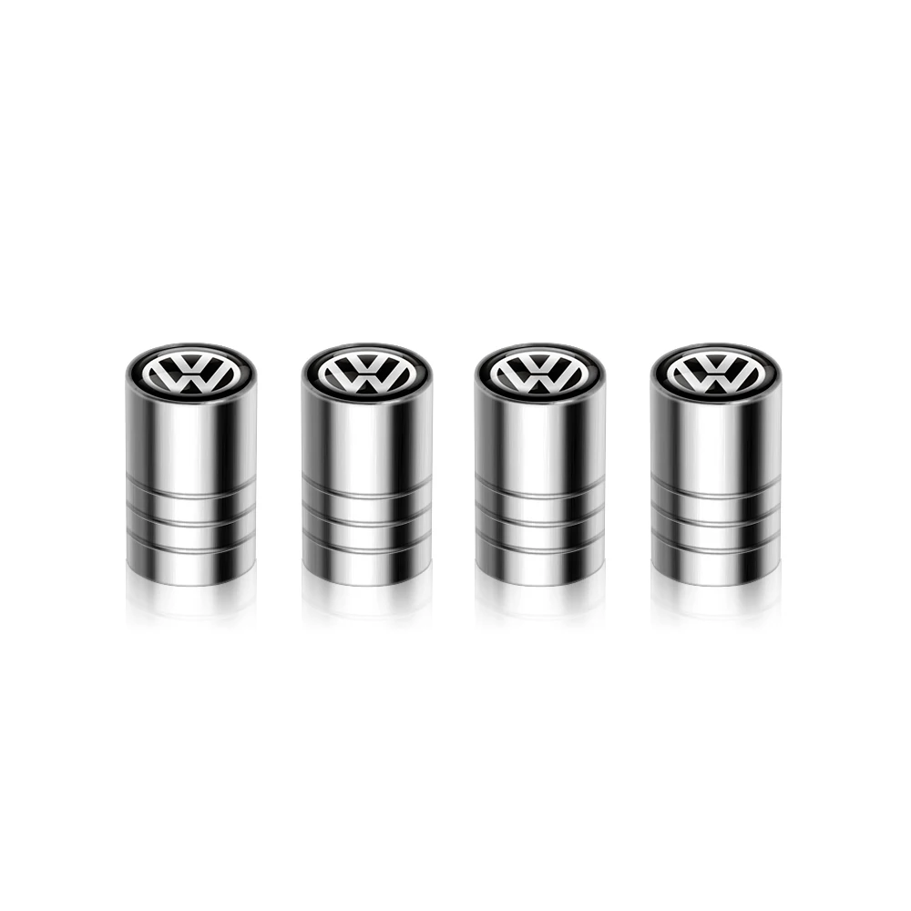 Auto Styling Car Tire Wheel Valve Caps Cover Key Chain Keychain For VW Golf Tiguan Jetta Transporter Passat T5 Polo Touran Caddy