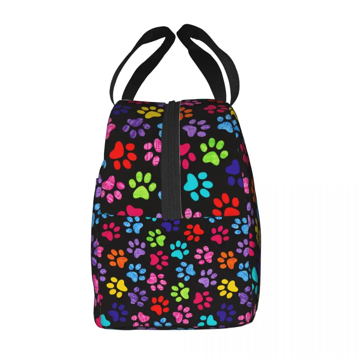 Animal Footprint Dog Paw Pattern Lunch Bag Women Thermal Cooler Insulated Lunch Box for School Work Picnic Food Tote Bags