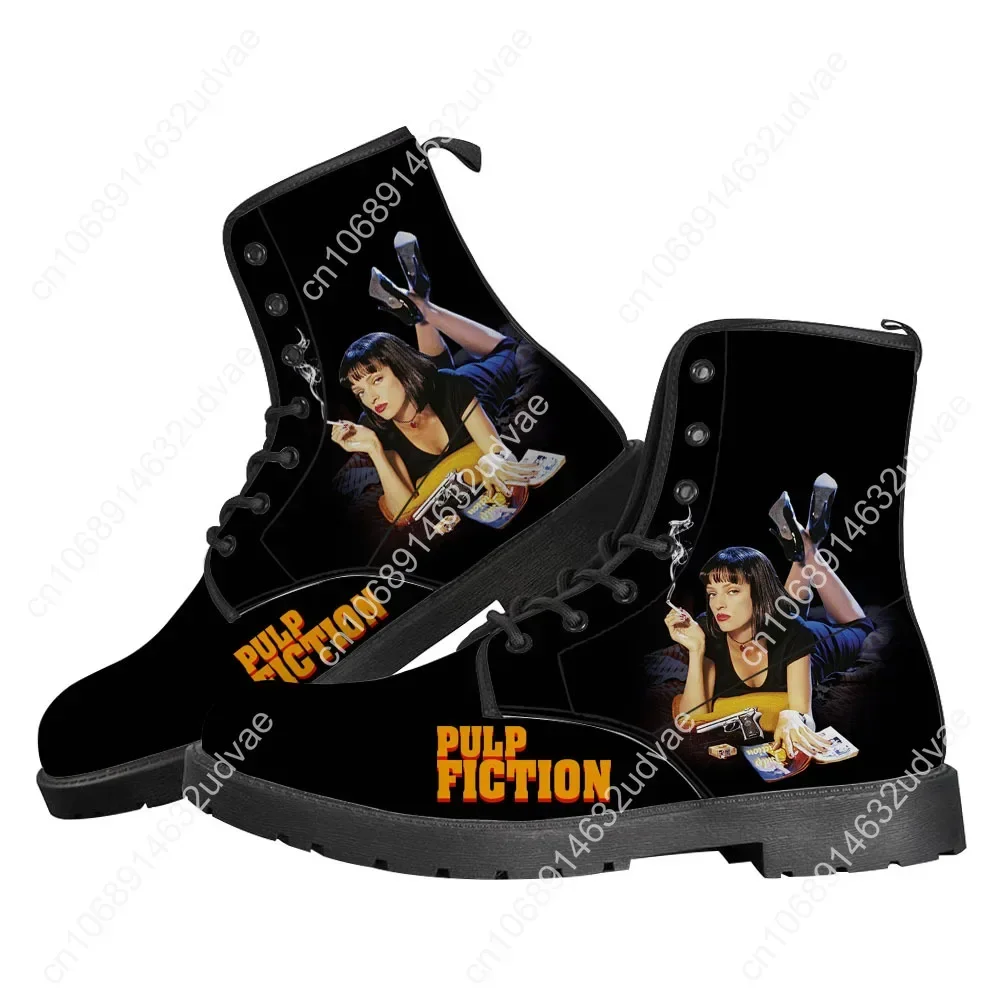 

Pulp Fiction Boots Mens Womens Teenager Shoes Casual Boot Vincent Vega Hot Movie Outdoor Light High Quality Customize Shoe