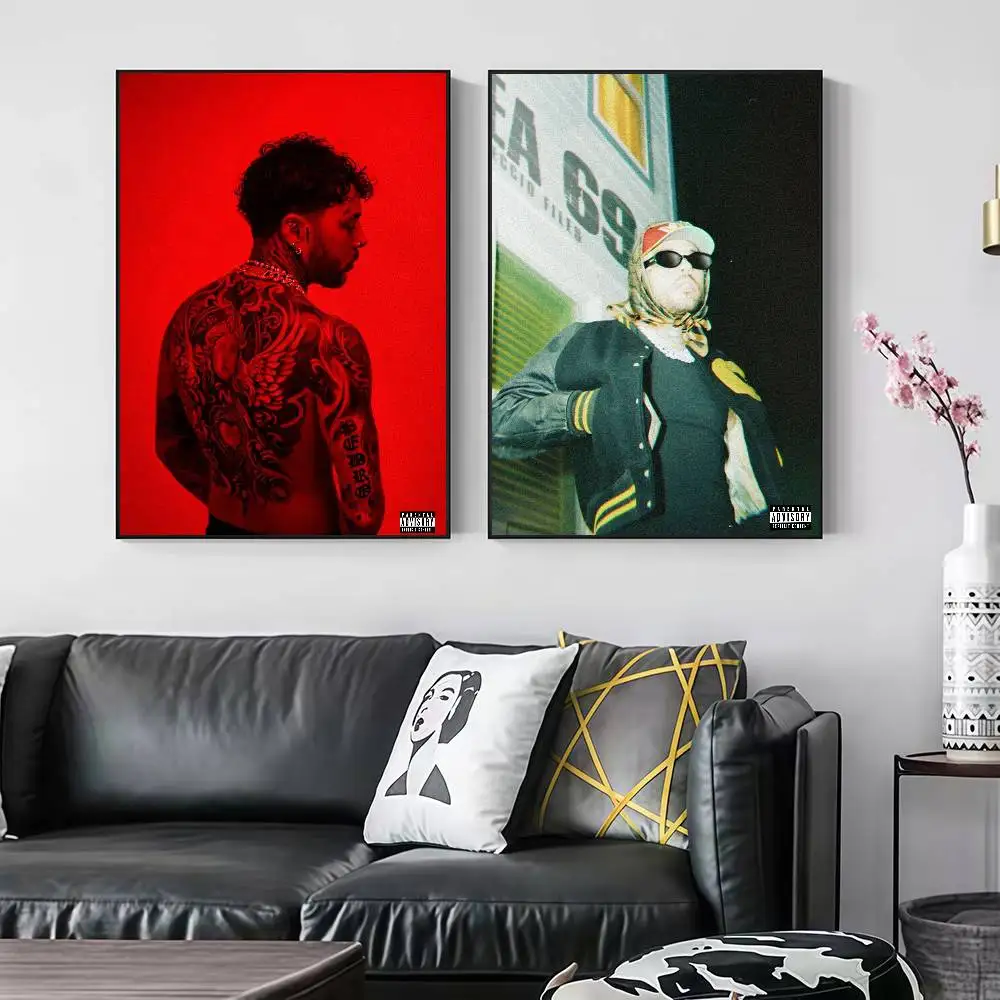 D-Dalex Cuarto Rojo Peelable Self-adhesive Poster Stickers Are Suitable For Frameless Wall Decoration In A Room