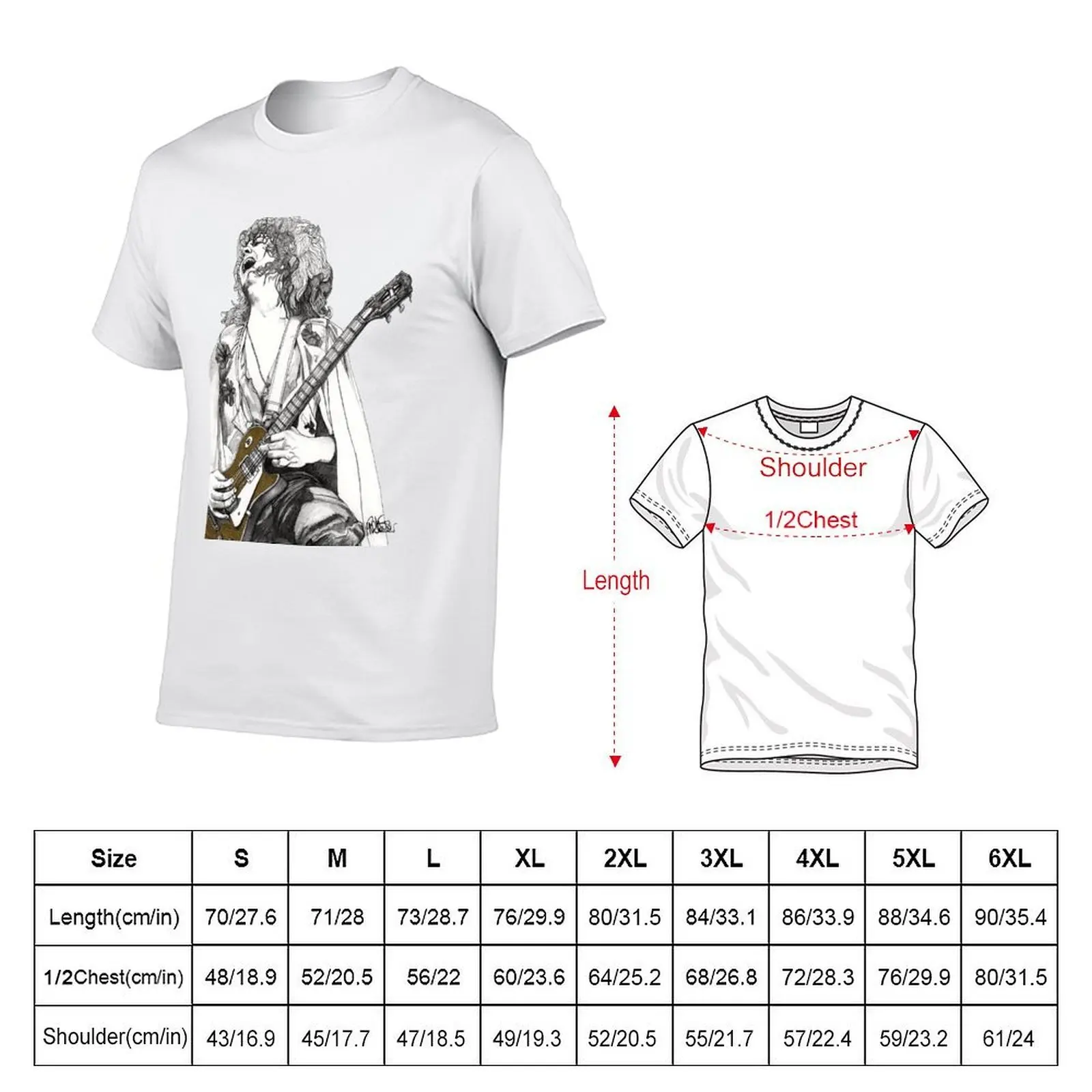 Bolan T-Shirt boys whites graphics Men's t-shirt