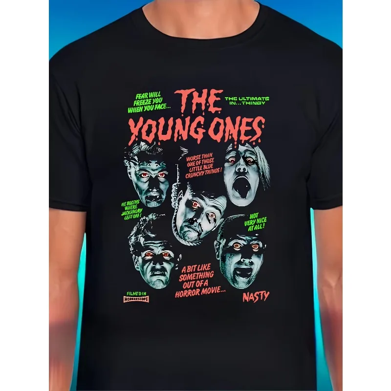 Men's' The Young Ones' Retro T-shirt - A Disgusting Comedy Sketch Co Created with Rick Mayall and Ad Edmondson in The 1980s