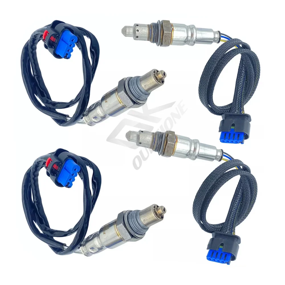 4Pcs Oxygen Sensor for 2018 2019 2020 Ford F-150 5.0L V8 Upstream Downstream 234-5731 234-5732 234-8050 Front Rear Lambda